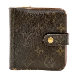 Louis Vuitton Monogram Compact Zippy Wallet